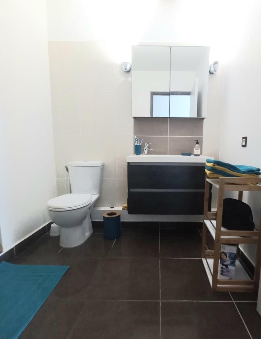Les Pieds Dans L'Eau Chez Syl Apartamento Le Moule Exterior foto